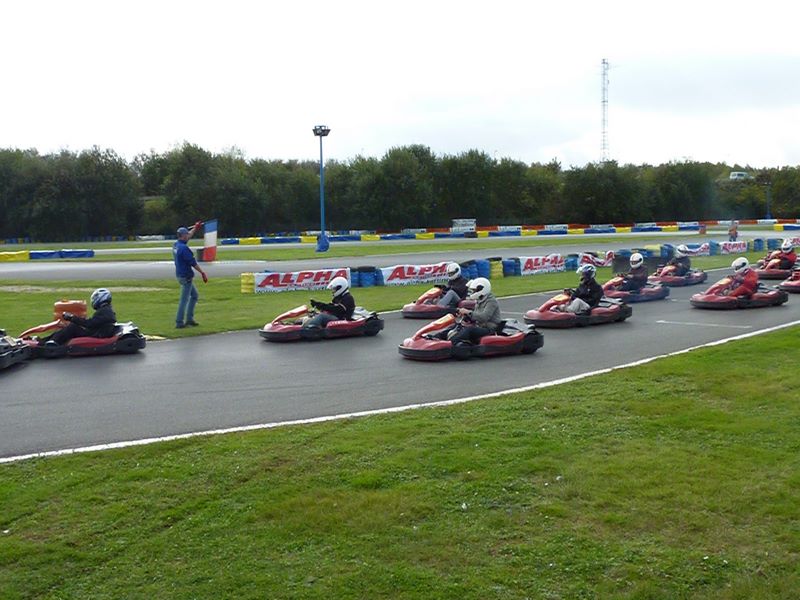 Départ de la course + 2 secondes